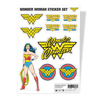 Set samolepiek Wonder Woman