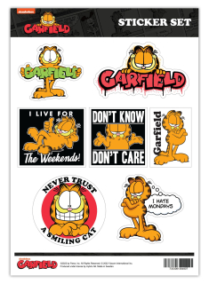 Set samolepiek Garfield