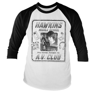 Tričko dlhé rukávy Stranger Things - Hawkins A.V. Club