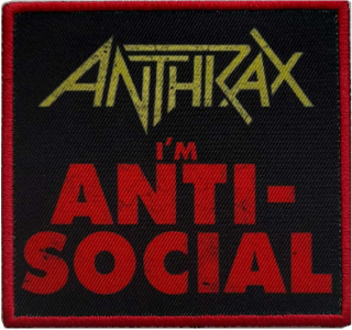 Malá nášivka Anthrax - Anti-Social