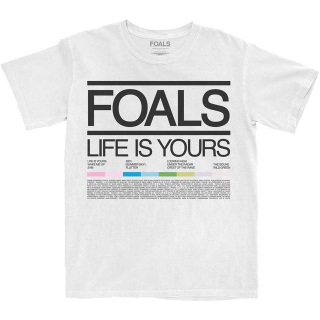 Tričko Foals - Life Is Yours Song List