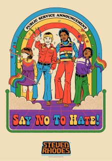 Plagát Steven Rhodes - Say No To Hate