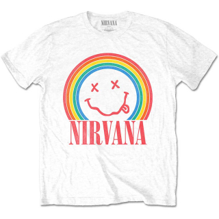 Tričko Nirvana - Smiley Rainbow