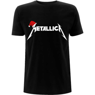 Tričko Metallica - Santa Hat Logo