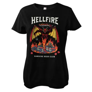 Dámske tričko Stranger Things - Hellfire Hawkins High Club