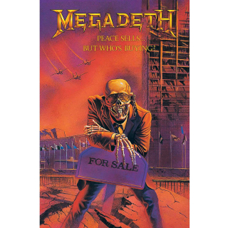 Textilný plagát Megadeth - Peace Sells