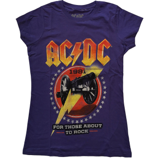 Dámske tričko AC/DC - For Those About To Rock '81
