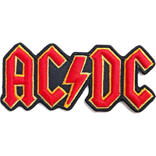 Malá nášivka AC/DC - Cut-Out 3D Logo
