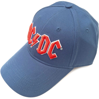 Šiltovka AC/DC - Red Logo (Denim Blue)
