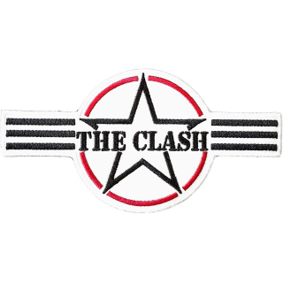 Malá nášivka The Clash - Army Stripes