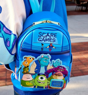 Mini batoh Loungefly - Disney - Pixar - Monsters University - Scare Games