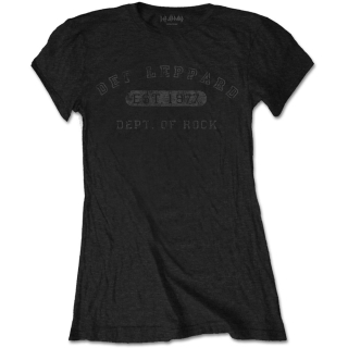 Dámske tričko Def Leppard - Collegiate Logo
