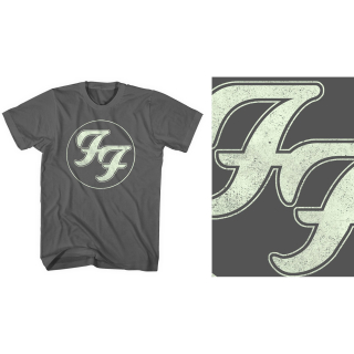 Tričko Foo Fighters - Gold FF Logo