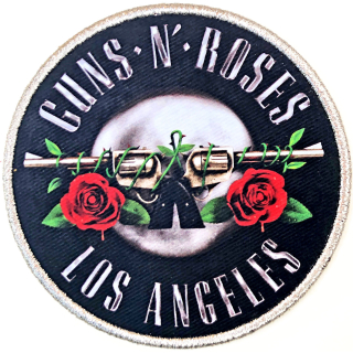 Malá nášivka Guns N' Roses - Los Angeles Silver