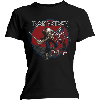 Dámske tričko Iron Maiden - Trooper Red Sky
