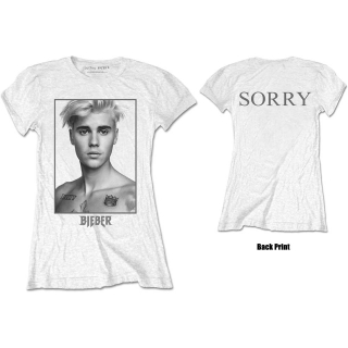 Dámske tričko Justin Bieber - Sorry Ladies