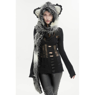Devil Fashion šál s kapucňou - Snowbear