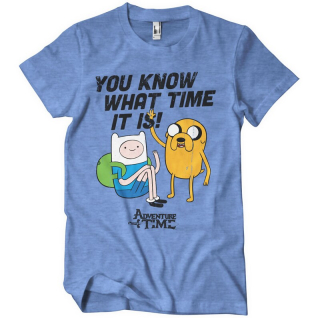 Tričko Adventure Time - It's Adventure Time (modré)