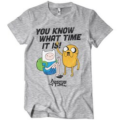 Tričko Adventure Time - It's Adventure Time (sivé)