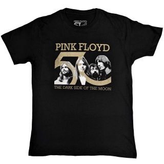 Tričko Pink Floyd - Band Photo & 50th Logo