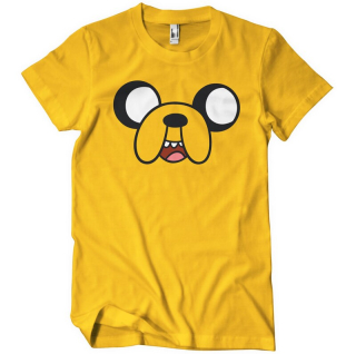 Tričko Adventure Time - Jake the Dog (tmavo-žlté)