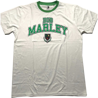 ECO ringer tričko Bob Marley - Collegiate Crest