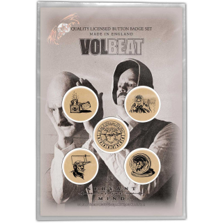 Set odznakov Volbeat - Servant Of The Mind