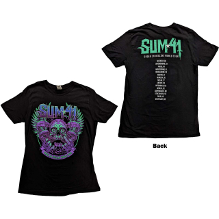 Tričko Sum 41 - Order In Decline Tour 2020 Purple Skull 