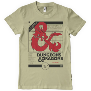 Tričko Dungeons & Dragons - 3 Volume Set (khaki)