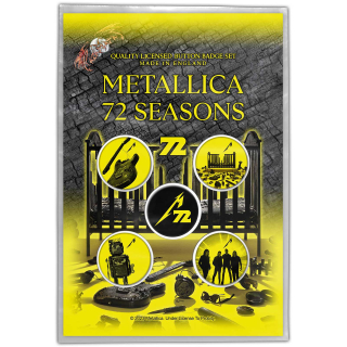 Set odznakov Metallica - 72 Seasons