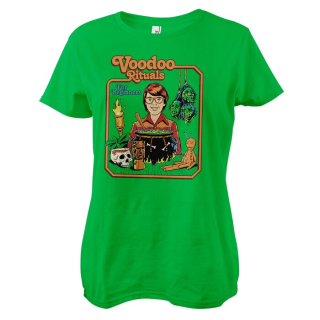 Dámske tričko Steven Rhodes - Voodoo Rituals For Beginners (Zelené)