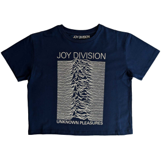 Dámske crop tričko Joy Division - Unknown Pleasures 