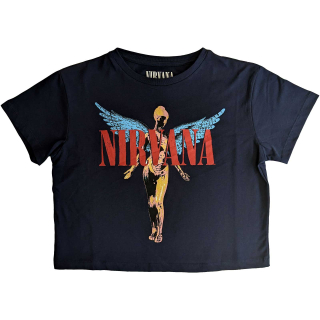 Dámske crop tričko Nirvana - Angelic