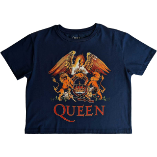 Dámske crop tričko Queen - Classic Crest