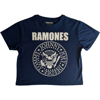 Dámske crop tričko Ramones - Presidential Seal