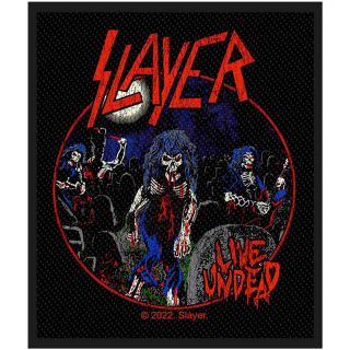 Malá nášivka Slayer - Live Undead