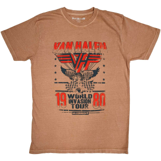 ECO tričko Van Halen - World Invasion (Distressed)