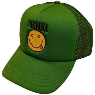 Trucker šiltovka Nirvana - Logo & Happy Face