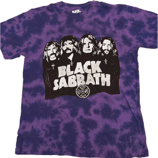 Detské eco tričko Black Sabbath - Band & Logo (Wash Collection)