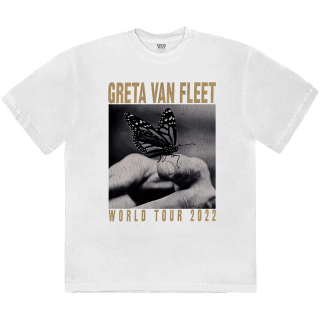 Tričko Greta Van Fleet - World Tour Butterfly