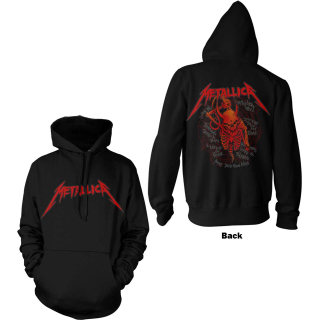 Mikina Metallica - Skull Screaming Red (Back Print)