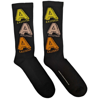 Ponožky Aaliyah - Tricolour Logo