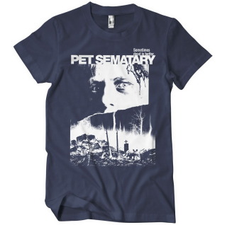 Tričko Pet Sematary - Poster (modré)