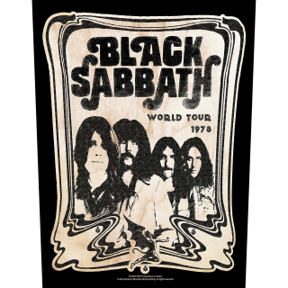 Veľká nášivka Black Sabbath - World Tour 1978