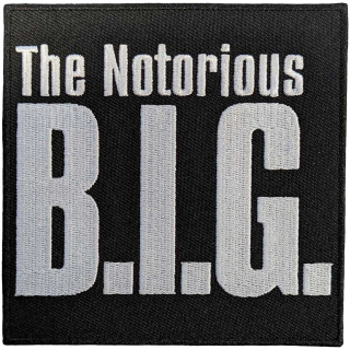 Nášivka Biggie Smalls - The Notorious