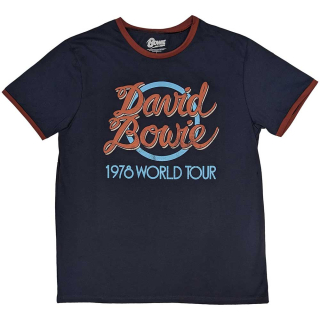 Ringer tričko David Bowie - 1978 World Tour