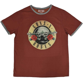 Ringer tričko Guns N' Roses - Classic Logo