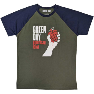 Raglan tričko Green Day - American Idiot