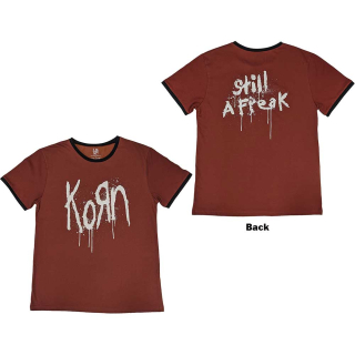 Ringer tričko Korn - Logo (Back Print)