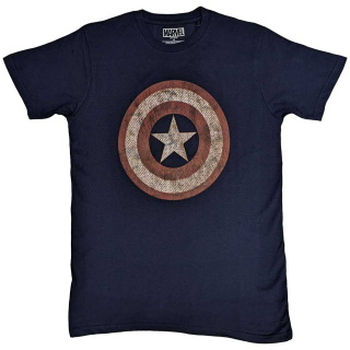 Tričko Marvel - Captain America Embroidered Shield